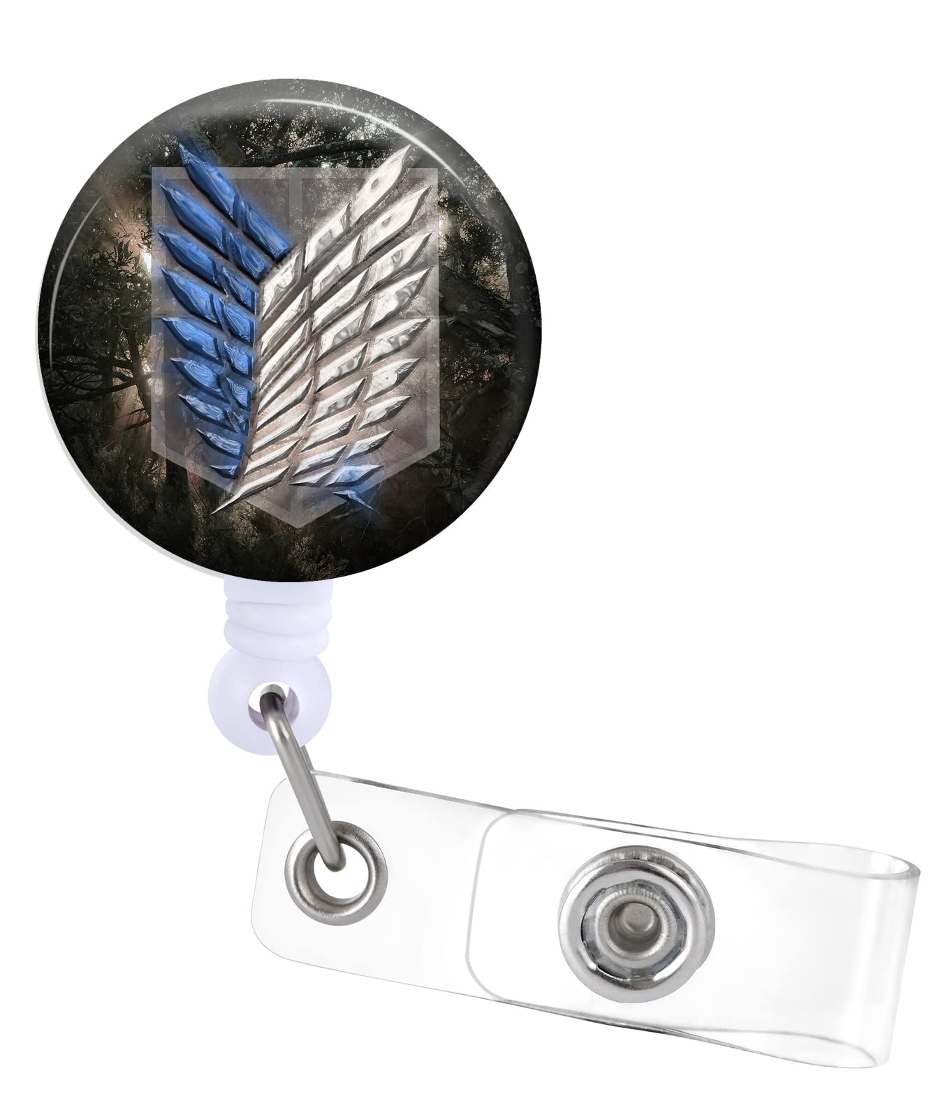 Badge Reels Holder Retractable With Id Clip For Nurse Name Tag Card Cartoon Anime Shield Printed Nursing Doctor Teacher Student